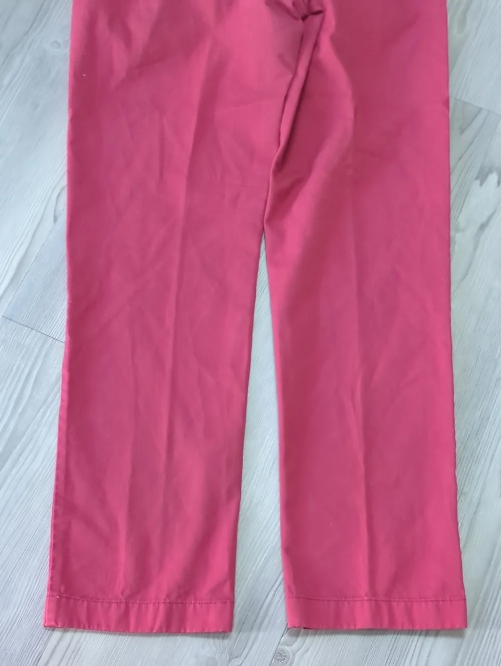 J.Crew The Sutton Chino Pants Mens 34x34 Raspberry Pink Red 100% Cotton Preppy